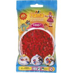 Hama Tmavě červené korálky - 1000 ks MIDI