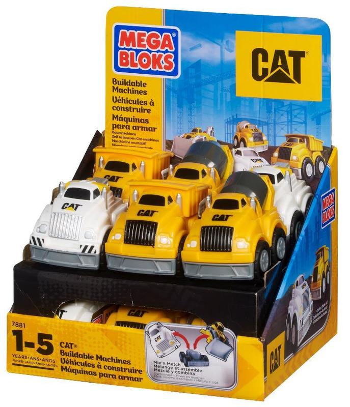 Megabloks - CAT Set 12ks - Autíčka