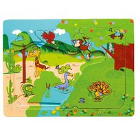 Studo Wood puzzle multizoo
