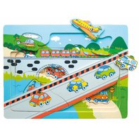 Puzzle multi-dopravní prostředky