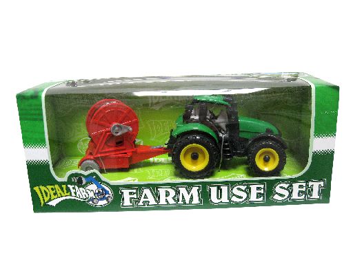 Traktor + zavlažovací zařízení
