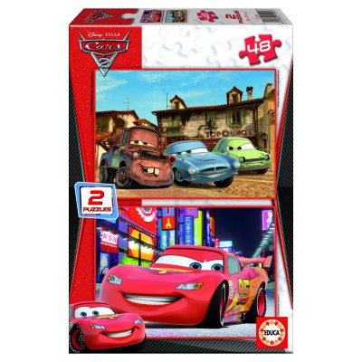 Puzzle 2x48 Cars 2 - EDUCA