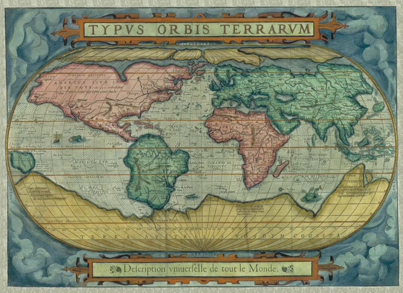 Puzzle 1500 dílů Mapa světa - Zdeko