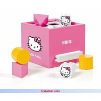 Brio - Hello Kitty - krabice s prostrkávacím víkem na rozlišování tvarů