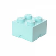 LEGO úložný box 250 x 250 x 180 mm - aqua