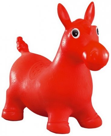 Hopsadlo Ponny, 55 x 50 cm červená
