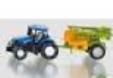 SIKU Traktor s přívěsem na rozprašování hnojiva 1:87