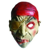 Maska gumová - pirát