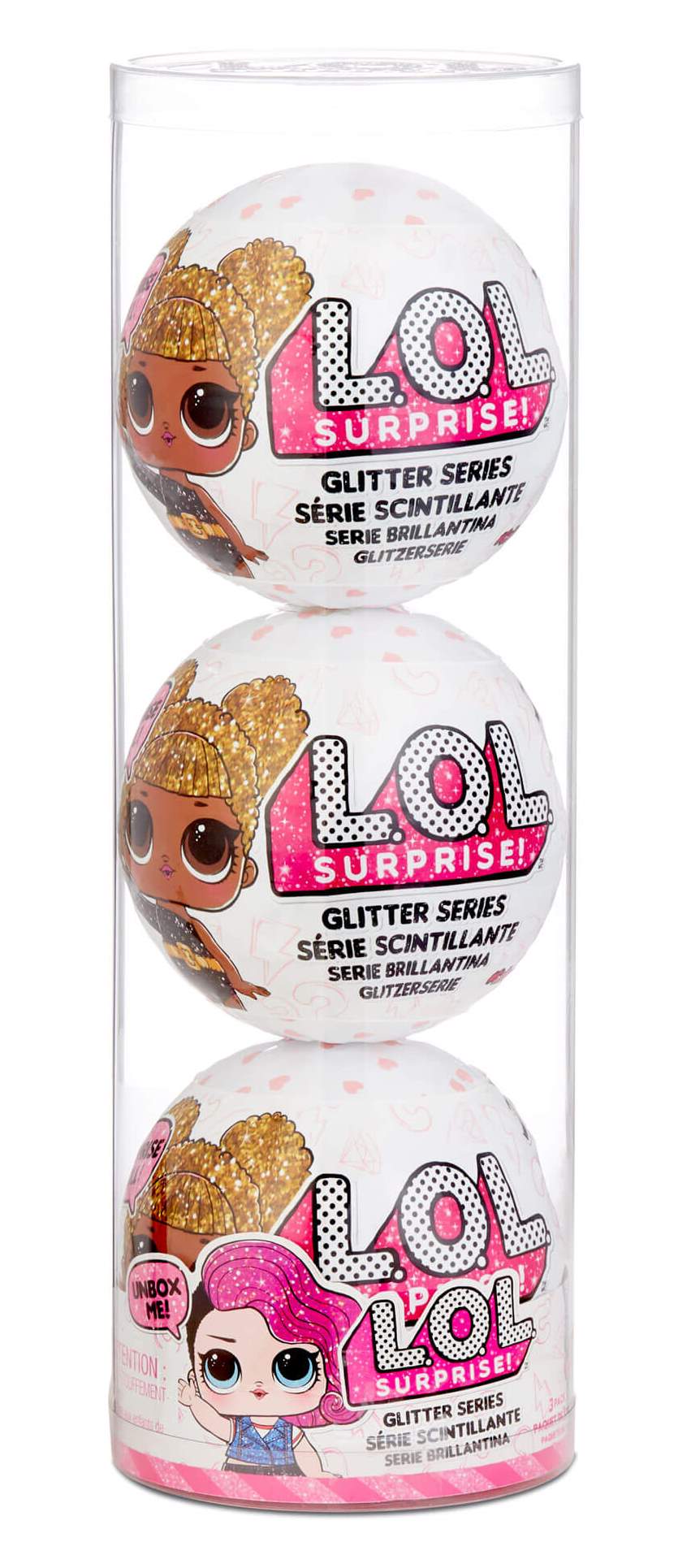 L.O.L. Surprise Glitter, balení 3ks