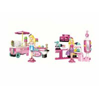 Megabloks  Micro - Barbie Zmrzlinářský vůz / módní salón, cena za jeden kus