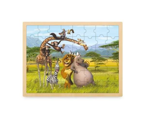 Puzzle - africká zvířátka Woody