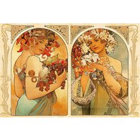 Puzzle Ovoce Květina 1000 dílků