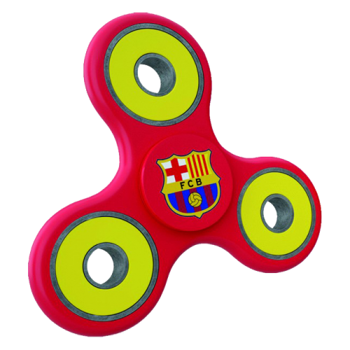 Spinner FC Barcelona červený