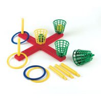Frabar hra kříž s košíky, míčky, kroužky