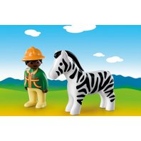 Playmobil 9257 Ošetřovatel a zebra