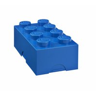 LEGO box na svačinu 8 100 x 200 x 75 mm - modrá