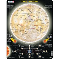 Puzzle Měsíc mapa 70 dílků