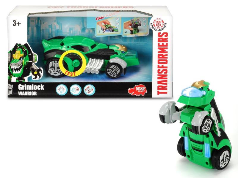 Dickie Transformers auto s přeměnou robot 15cm Warrior Grimlock Světlo Zvuk