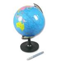Globus v boxu barevném, 21,4 cm