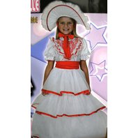 Kostým na karneval - dáma, střední 7-10 let