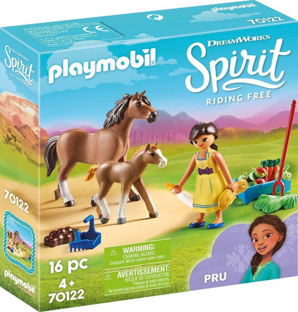 Playmobil 70122 Pru s koněm a hříbětem