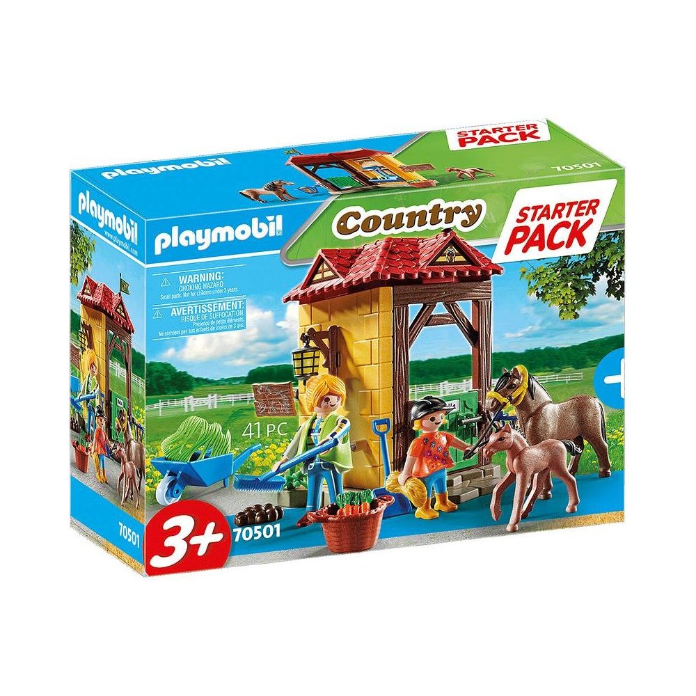 Playmobil 70501 Starter pack Koňská stáj