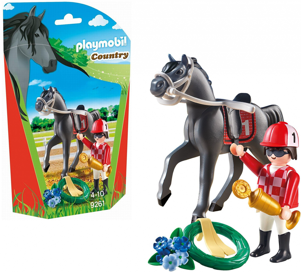 Playmobil 9261 Žokej s koněm