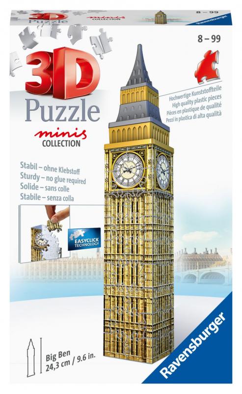 Ravensburger 3D Puzzle Mini budova Big Ben 54 ks