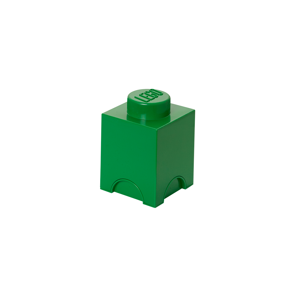 LEGO úložný box 1 125 x 125 x 180 mm - tmavě zelená
