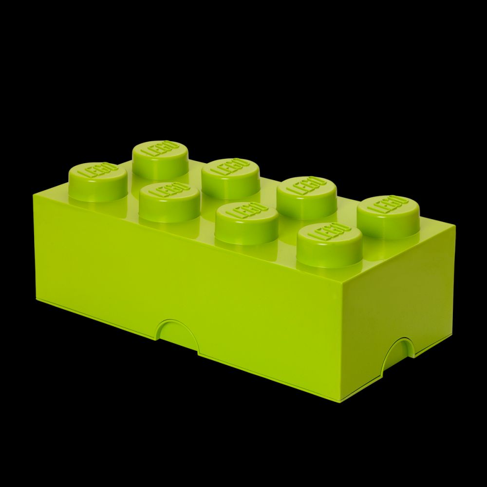 LEGO úložný box 8 250 x 500 x 180 mm - limetkově zelená