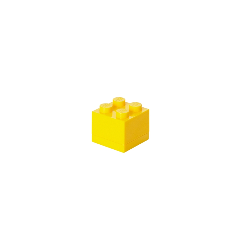 LEGO mini box 4 46 x 46 x 43 mm - žlutá